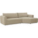 Madrid Beige Sectional, Right